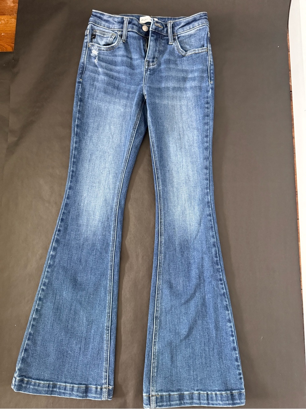 KanCan Blue High-Rise Flare Jeans